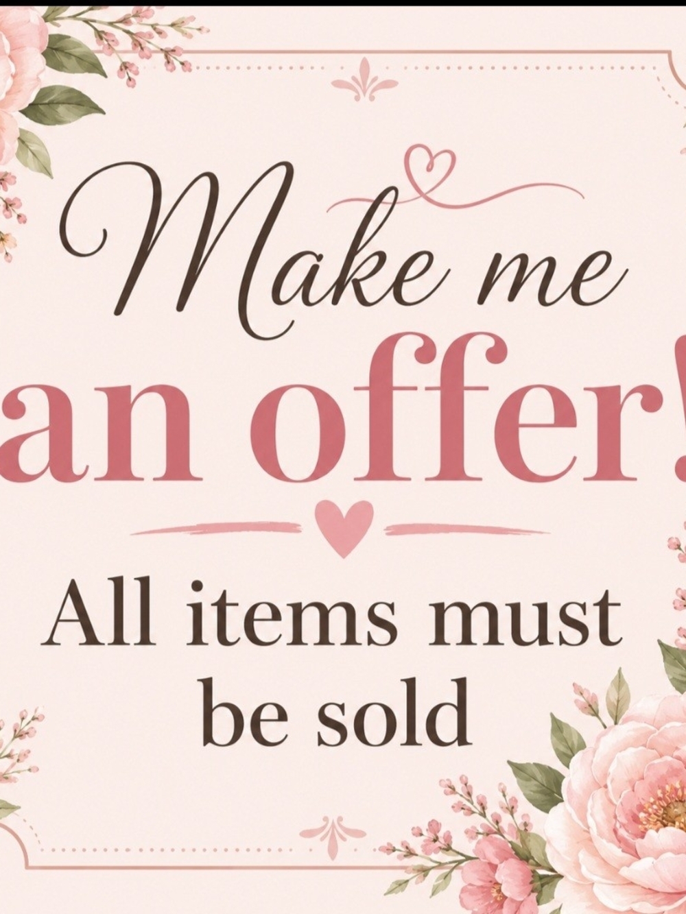 Make Me An Offer!!!